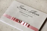 Eleganckie Zaproszenia Ślubne z Kokardką | Amelia-Wedding.pl