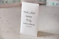 Nasionka Niezapominajki Podziękowania dla Gości | Amelia-Wedding