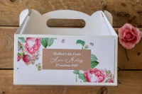 Pudełka na Ciasto Weselne Piwonie | Personalizacja | Korani nr 7