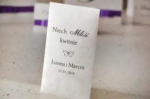 Elegancka kolekcja na papierze perłowym z fakturą