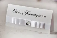 Eleganckie Winietki Ślubne z Cyrkonią | Amaretto nr 9