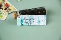 Herbata w Buteleczce na Podziękowania dla Gości | Pastelowe