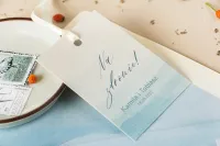 Eleganckie Zawieszki na Wódkę Weselną z Akwarelą | Opal