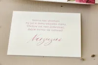 Bilecik do Zaproszeń Ślubnych Ecru Perłowy | Opal nr 10