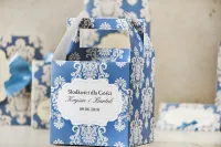 Personalizowane Pudełko na Ciasto Weselne Chabrowe | Ornament