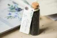 Buteleczki z Herbatą Podziękowania dla Gości | Opal nr 7