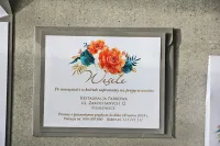 Bilecik do Zaproszeń Ślubnych "Zamiast Kwiatów" | Cykade nr 6