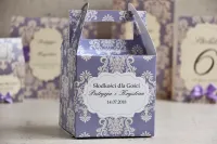 Pudełka na Ciasto Weselne z Personalizacją | Ornament nr 3