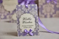 Zawieszki na Wódkę Weselną Glamour z Kokardką | Ornament nr 3