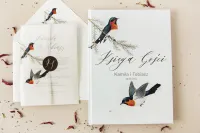 Księga Gości Weselnych z Ankietami Ptaki | Zamów Online