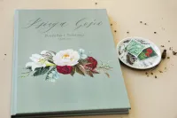 Księga Gości Weselnych Boho | Personalizowana z Piwoniami