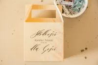 Pudełko na Ciasto Weselne Boho Trawa Pampasowa | Opal nr 1