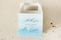 Pudełko na Ciasto Weselne Akwarela | Opal nr 4 | Zamów Online