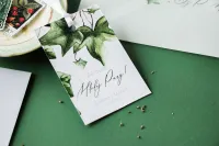 Zawieszki na Wódkę Weselną z Bluszczem | Amelia-Wedding.pl