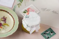 Miód na Podziękowanie dla Gości Weselnych z Piwonią | Soft 1