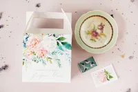 Pudełka na Ciasto Weselne z Piwonią | Soft nr 1 | Zamów