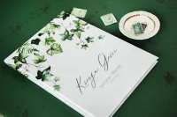 Księga Gości z Bluszczem i Ankietami A4 | Spersonalizuj!