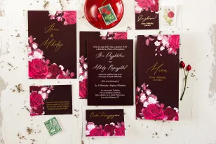 Probeset mit Hochzeitseinladungen aus der Serenity-Kollektion Nr. 2 - Amelia-Wedding.pl