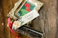 Buteleczki z Herbatą Podziękowania dla Gości | Topaz nr 3