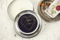 Granatowe Świeczki Podziękowania dla Gości | Styl Glamour