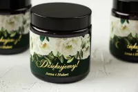 Świeczki Sojowe Podziękowania dla Gości | Szafirowe nr 3