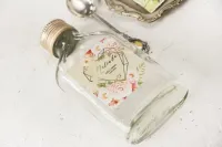 Butelki na nalewki weselne glamour | Personalizacja Gratis