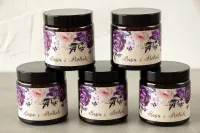 Świeczki Sojowe Podziękowania dla Gości Weselnych | Lawenda