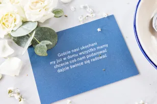 Ticket für Hochzeitseinladungen aus der Soft-Kollektion Nr. 5