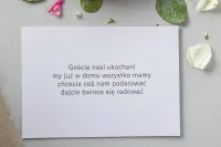 Bilecik do Zaproszeń Ślubnych Soft nr 7 | Amelia-Wedding.pl