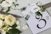 Numery na Stół Weselny Kwiatowe | Kolekcja Soft | Zamów