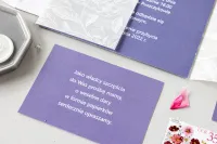 Bileciki do zaproszeń z prośbą o pieniądze | Darmowy Projekt