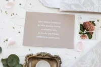 Bilecik do Zaproszeń Ślubnych z Tekstem RSVP | Nefryt nr 4