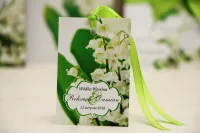 Zawieszki na Wódkę Weselną Konwalie | Amelia-Wedding.pl