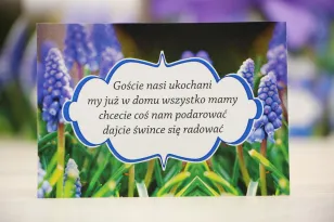 Hochzeitsgeschenke Ticket - Felicia Nr. 4 - Lila Saphire - Hochzeitseinladungen