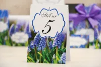 Numery na Stół Weselny z Szafirkami | Felicja nr 4 | Zamów