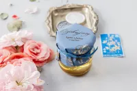 Miodki Dusty Blue na Wesele | Eleganckie Podziękowania dla Gości