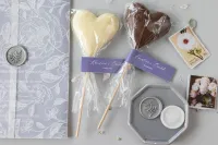 Zaproszenia Ślubne z Kalką Lawendowe Piwonie | Zamów