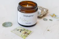 Świeczki Sojowe Podziękowania dla Gości | Glamour | Jaspis