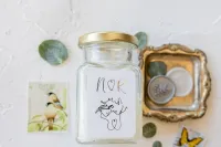 Personalizowane Świeczki na Podziękowania dla Gości Glamour