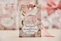 Zawieszki na Wódkę Weselną z Orchideą | Kolekcja Felicja nr 6