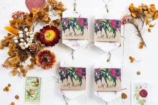 Pachnąca Zawieszka Sojowa Fioletowe Anemony | Podziękowania dla Gości Weselnych | Owoce Leśne nr 5