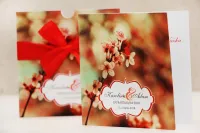 Zaproszenia Ślubne z Etui Kwiaty Wiśni | Felicja nr 8