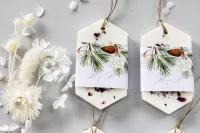 Sojowe Zawieszki Zapachowe na Wesele | Złocone Podziękowania