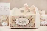 Pudełka na Ciasto Weselne z Rączką - Felicja | Zamów Online