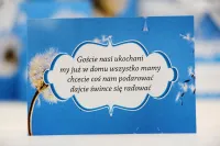 Bilecik do Zaproszeń Ślubnych Letni Dmuchawiec | Felicja 11