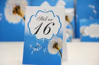 Numerki na Stół Weselny Dmuchawce | Felicja nr 11 | Sklep