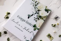 Księga Gości Weselnych Białe Róże | Personalizuj | Korani 12