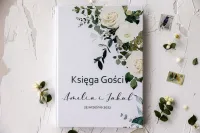 Księga Gości Weselnych Białe Róże | Personalizuj | Korani 12