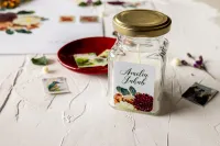 Świeczki Podziękowania dla Gości Burgundowe | Spersonalizuj!