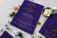 Zaproszenia Ślubne z Daliami | Dalia nr 7 | Amelia-Wedding.pl